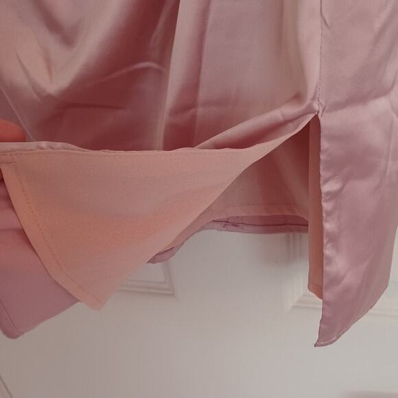 NWT Superdown Satin Kimora Mini Dress Blush Pink XS - Picture 10 of 12